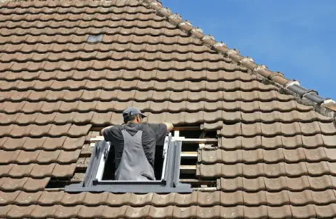 Pose de velux - Giez